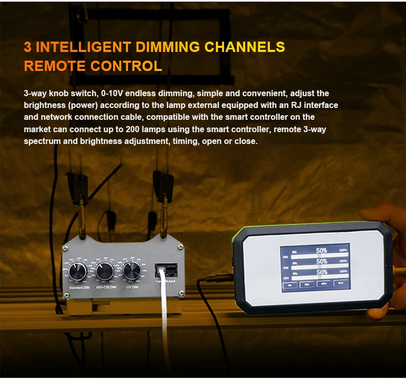 Multifunctional Led Plant Light High-End Uv Fill Lamp Grow Adjustable Spectrum 600W Grow Lights