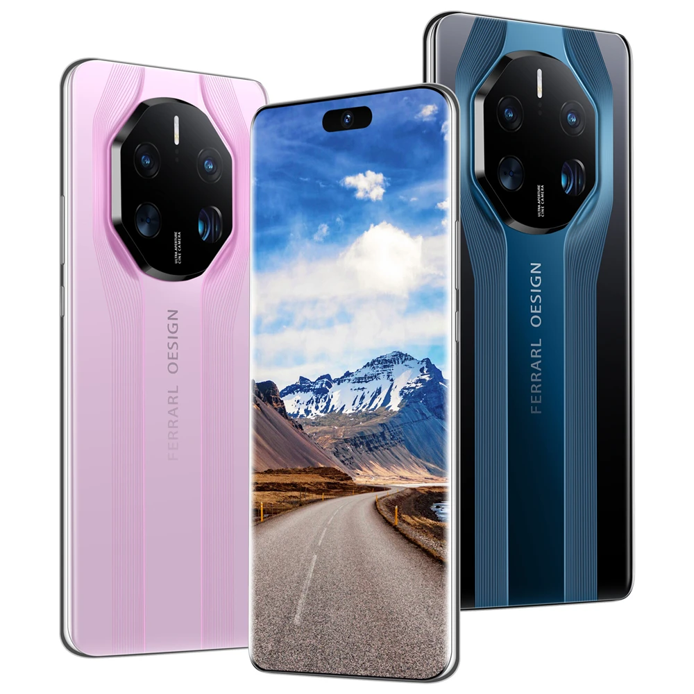 C3014 New style Hot sale Mate50 RS 16GB + 1TB Android 7.2 inch Beauty camera smartphone Gaming Cellphone 5G smart phone