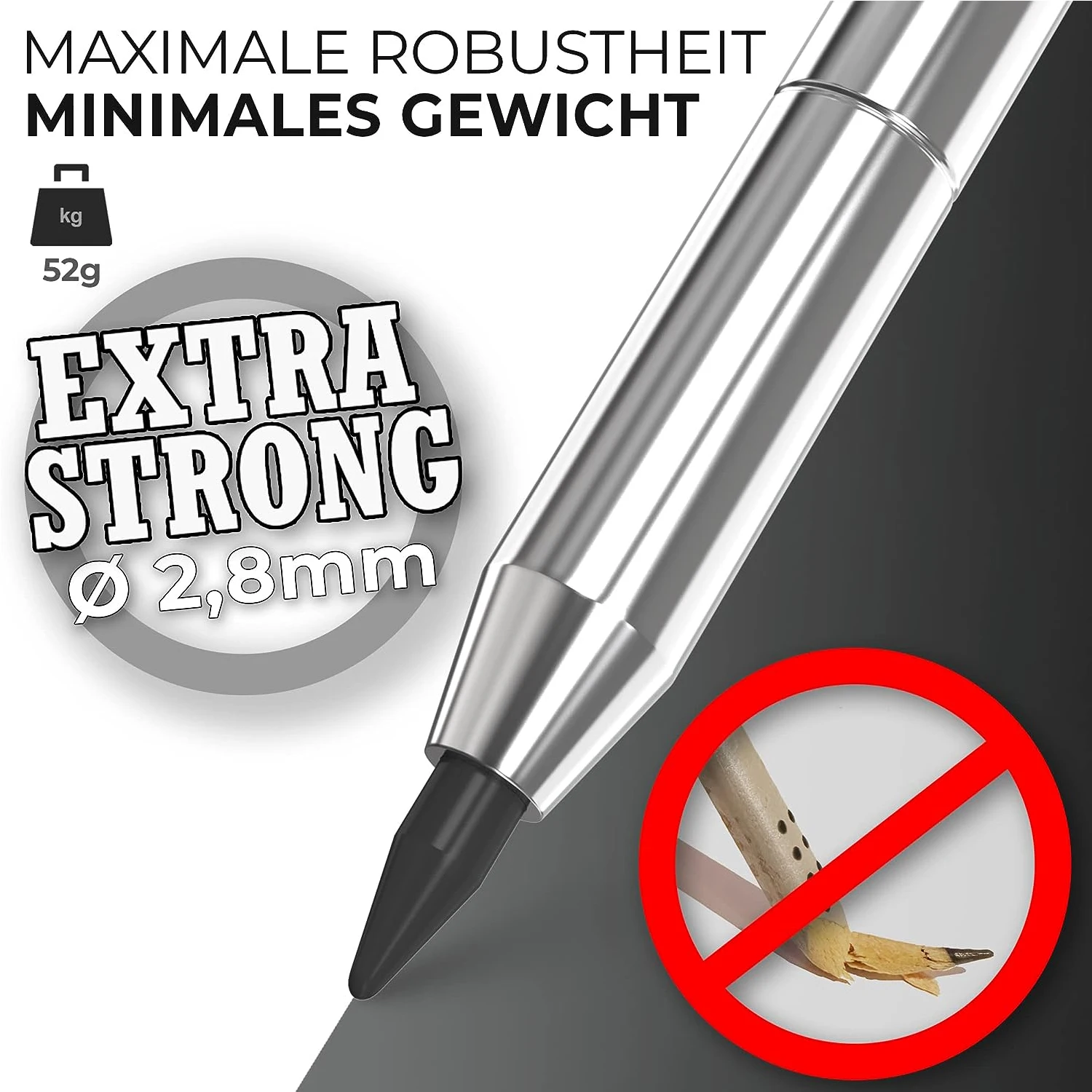 7 Leads Drill Hole Marker Pen Craftsman Pencil Set for Construction Site Angle Speed Marker Marking