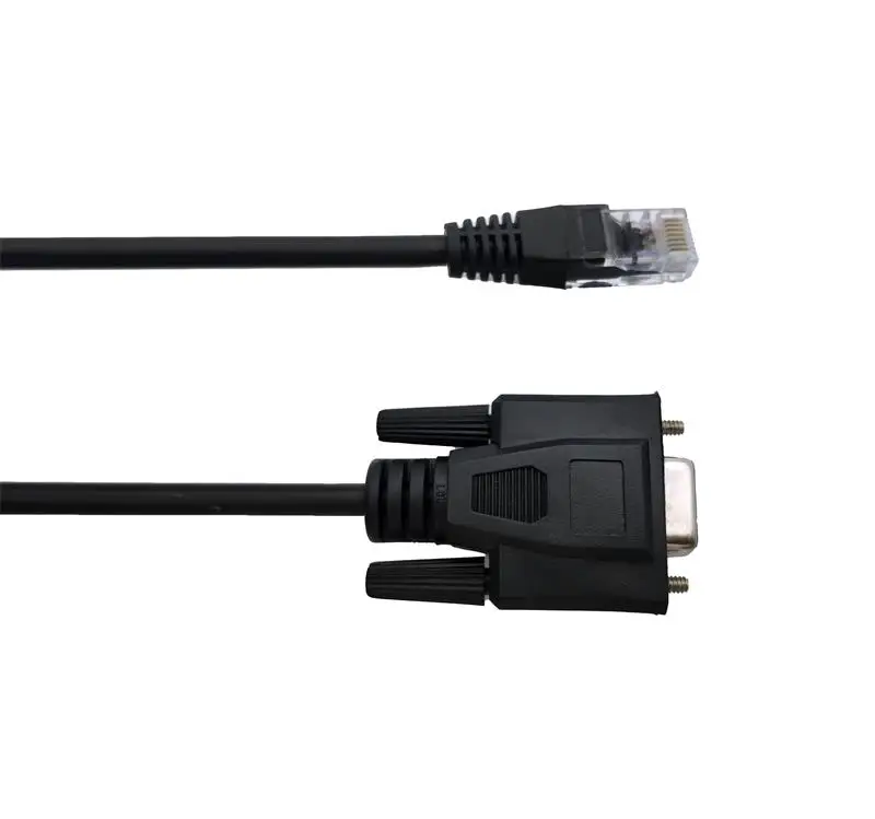 RJ45 мужчина к 9 Pin DB9 Женский маршрутизатор кабель конвертер
