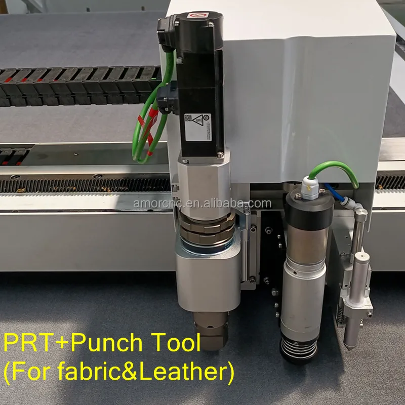AMOR NEW digital cutter oscillating knife cutting machine for double wall fabric  textile