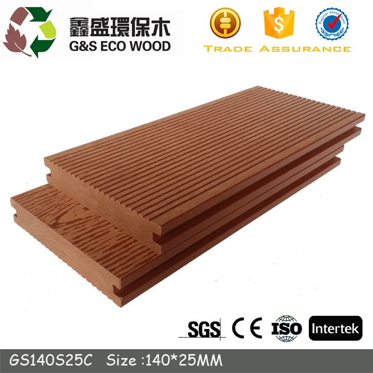 Waterproof Engineered Wood Flooring WPC Deking Anti-uv WPC Click Deck