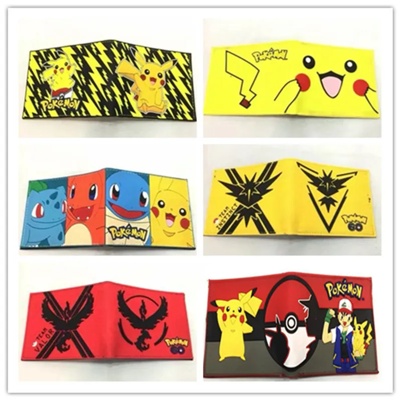 Factory Wholesale Popular Styles PVC Purse Games Anime Movie Wallets