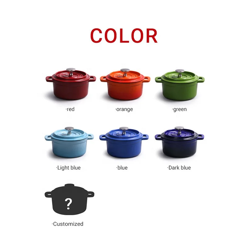 Enamelled Cast Iron Pot Anti Adhesive Cooking Pot Set Enamel Set Enamelled Cast Iron Pot Sets