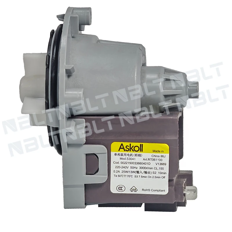 Универсальный дренажный насос для стиральной машины Askoll M231 220v 50hz 30w 35w 40w