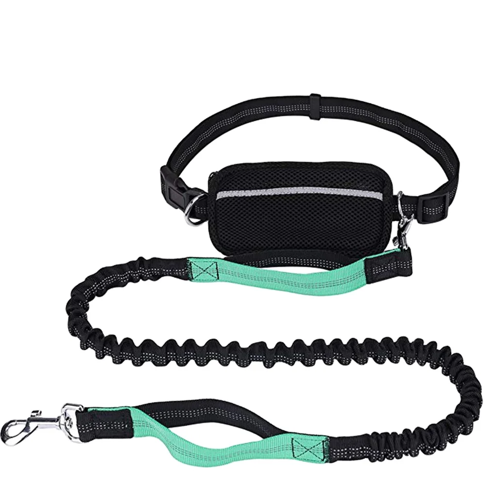 Handsfree Ropo Pet Dog Cat Chain Running Travel Leash Lead Harness Set With Poop Bag Arnes Collares Para De Perros Mascotas