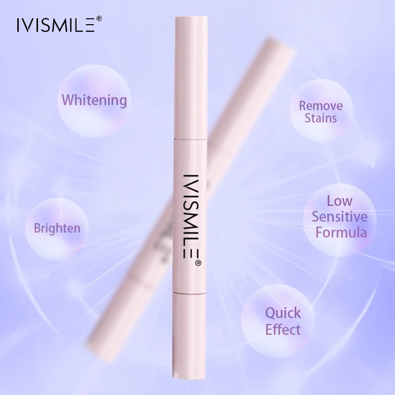 2024 IVISMILE Oral Fresh Mint Sensitivity Free CP HP Teeth Whitening Kit With 32 LED Whitening Blue Light OEM ODM