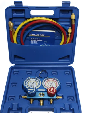 Refrigeration Manifold Pressure  Dual Gauge VMG-2-R410A-B as refrigerant tool