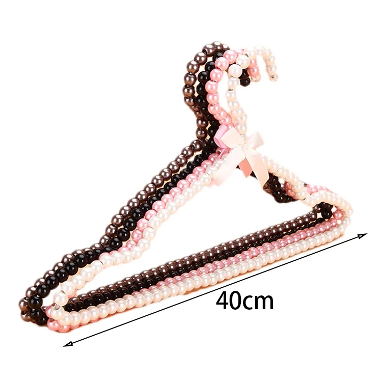 40 см оптовая продажа горячая Распродажа Abs жемчужная вешалка для одежды с украшением ленты