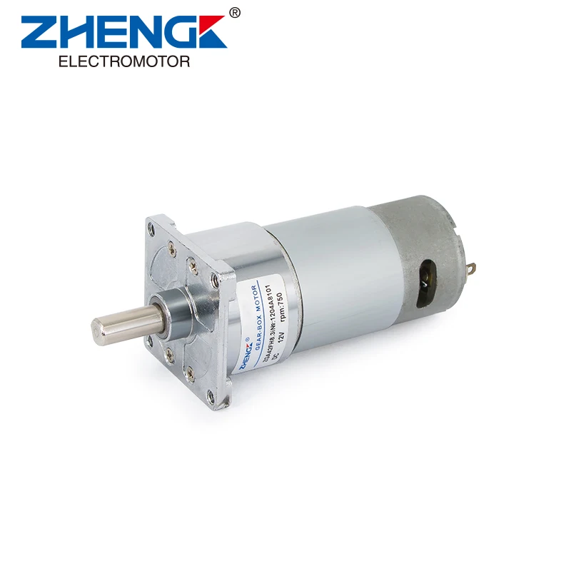 Электродвигатель ZHENGKE PMDC ZGA42FH ZYTD 555 12 В 24 с высоким крутящим моментом и