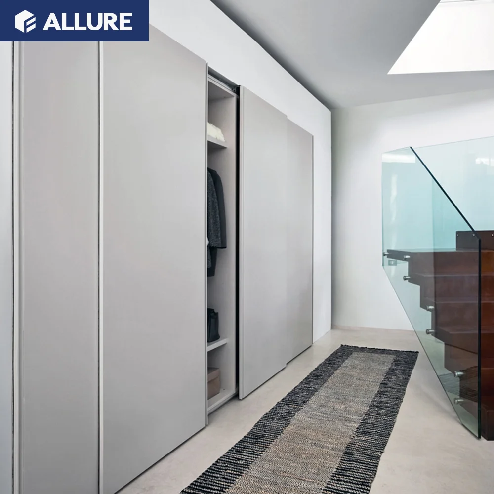 Allure waterproof dressing movable wooden wardrobe bed room 8 door design wardrobe cabinet