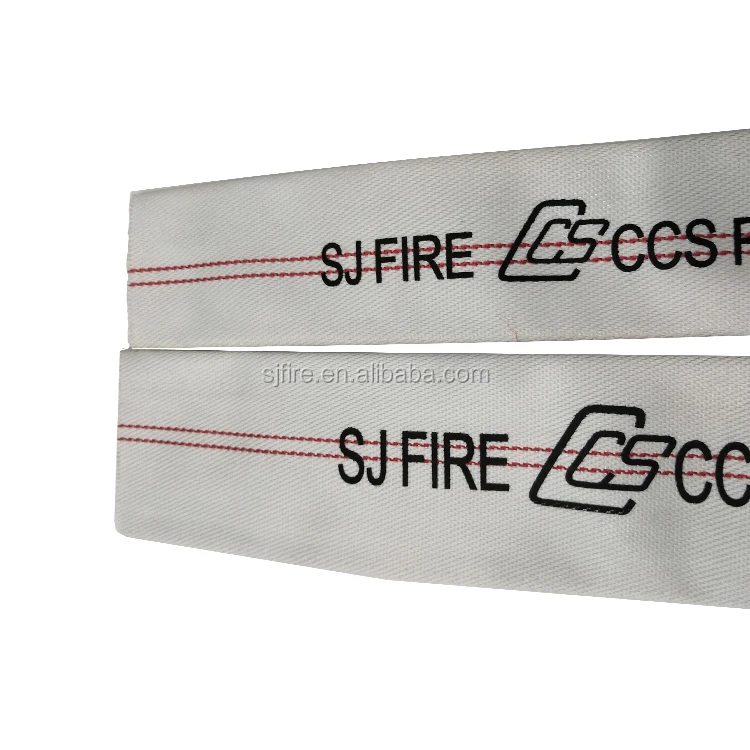 White Delivery Water Hose 1/2/3/4 Inch Flexible Canvas Fire Hose
