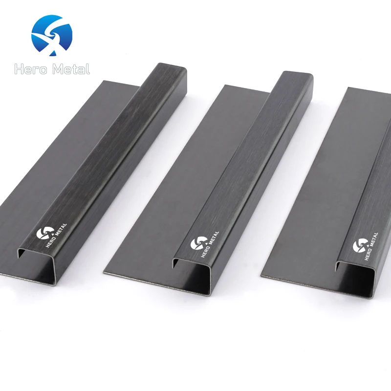 Foshan Factory Tile Accessories Stainless Steel Tile Trim For Wall Floor building materials Decoration 304 Ceramic Tile Profiles