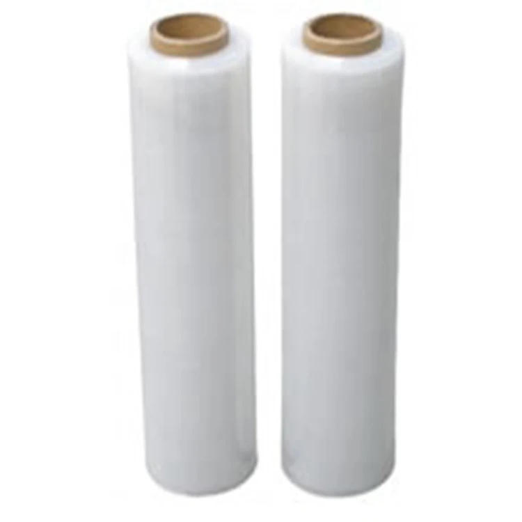 
Factory Price Transparent Manual Stretch Wrapper LLDPE Plastic Roll Film for packaging 