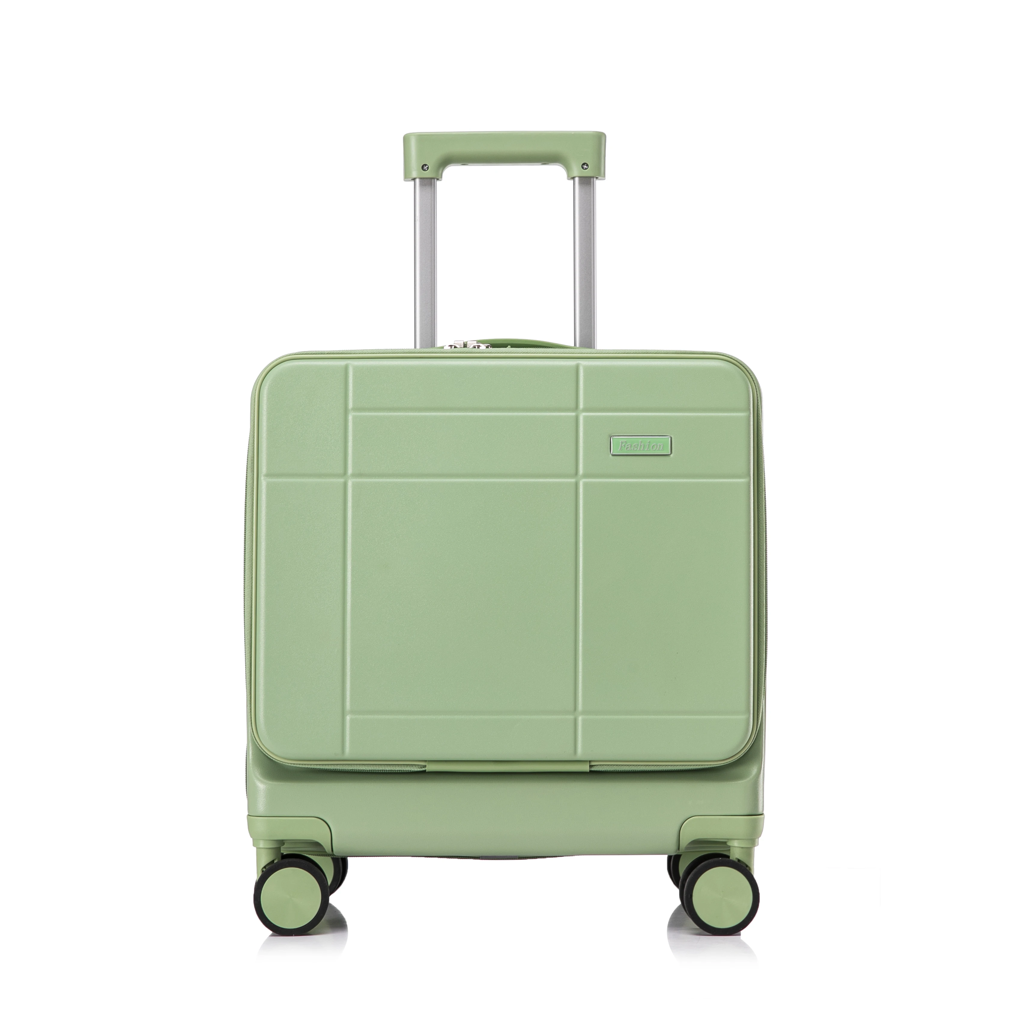 BADITU Business Computer Trolley Case Front Open Luggage Female Small Boarding Password Suitcase With Cardan Wheel