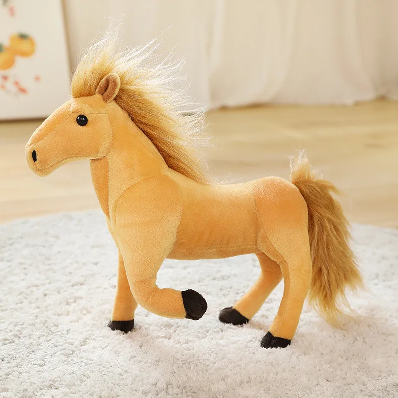 Customized simulation pony plush Stuffed Animal Toys for children as gifts