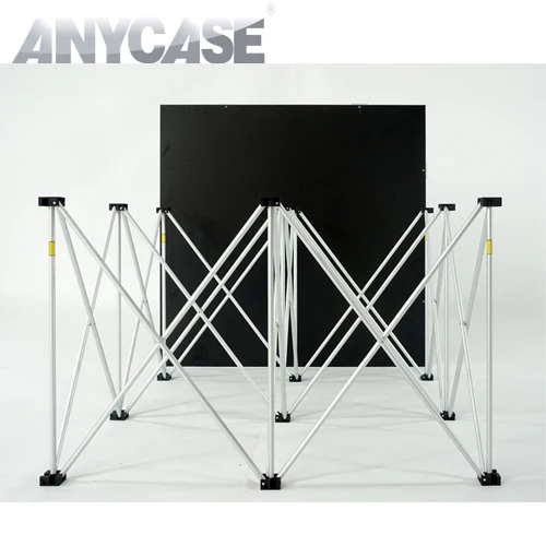 ACS Fast Set Up Portable Drum Riser 1x2m Multi Intelligence Stage For Indoor Outdoor Events