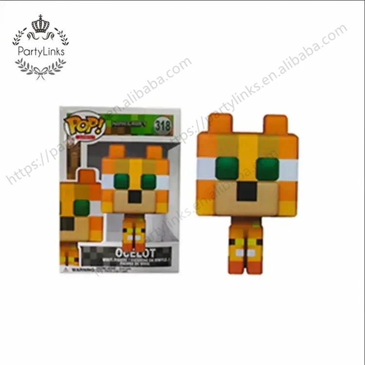POP Minecrafts Figure Steve Zombie Doll Decoration Ornaments Alex #317 Null PVC Action Figure Collection Model Child Toy Gift