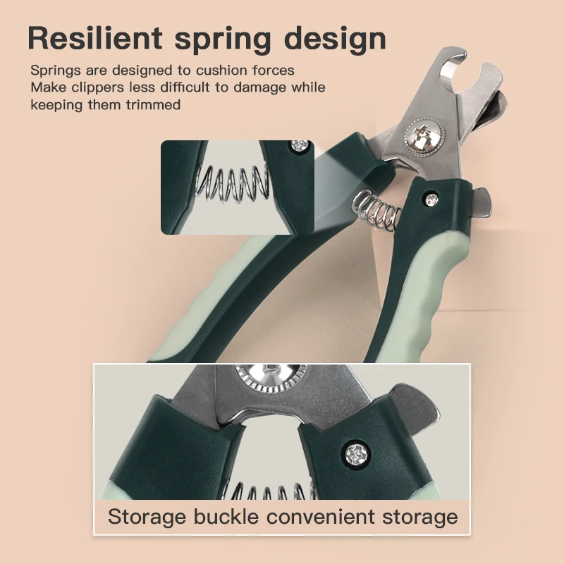 Hot Selling Best Safety Guard Stainless Steel Pet Dog Nail Clippers for Dogs and Cats