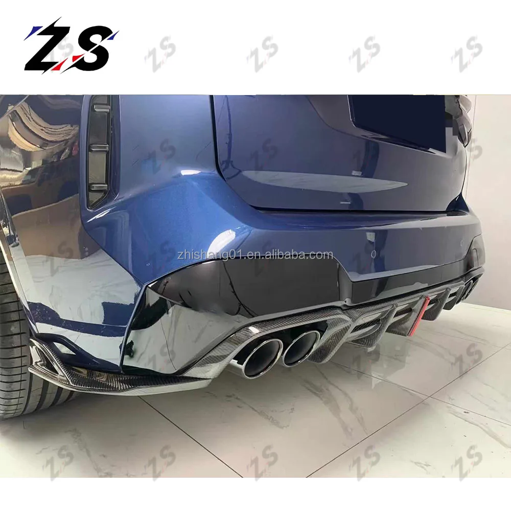 ZS AE Style задний диффузор бампер карбоновый Комплект кузова для BMW X3M F97 X4M F98 lci 2022 обвес