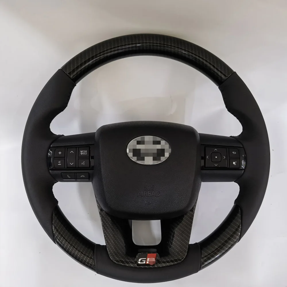 Upgrade GR Style  Steering wheel  For Toyota HILUX Steering wheel 2012- 2021 GR motion steering wheel
