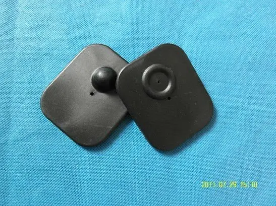 Electronic eas rf anti theft magnetic black mini square