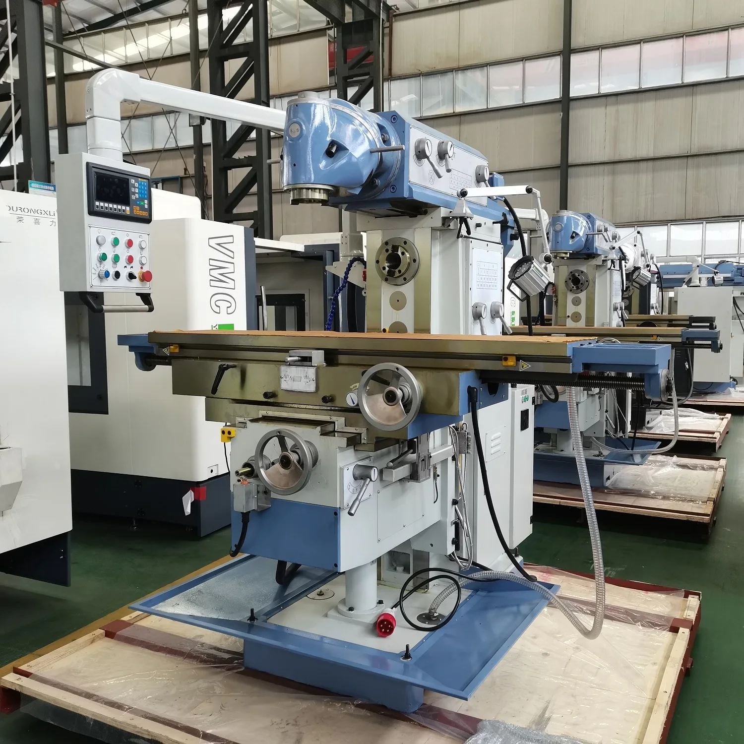 XL6436CLW power feed swivel head rotary table universal manual milling machine