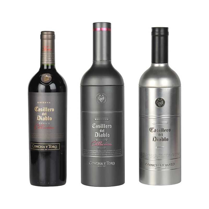 Жестяная Банка для виски высокого качества, Прямая поставка с завода, жесткая коробка для виски в форме винной бутылки