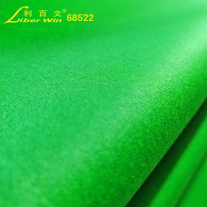 Manufacture supply Liberwin 68522 pool snooker table felt napped cloth for good club and player practice use cloth