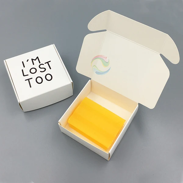 Wholesale Eco-friendly Custom Logo Paper Bath Handmade Soap Packaging