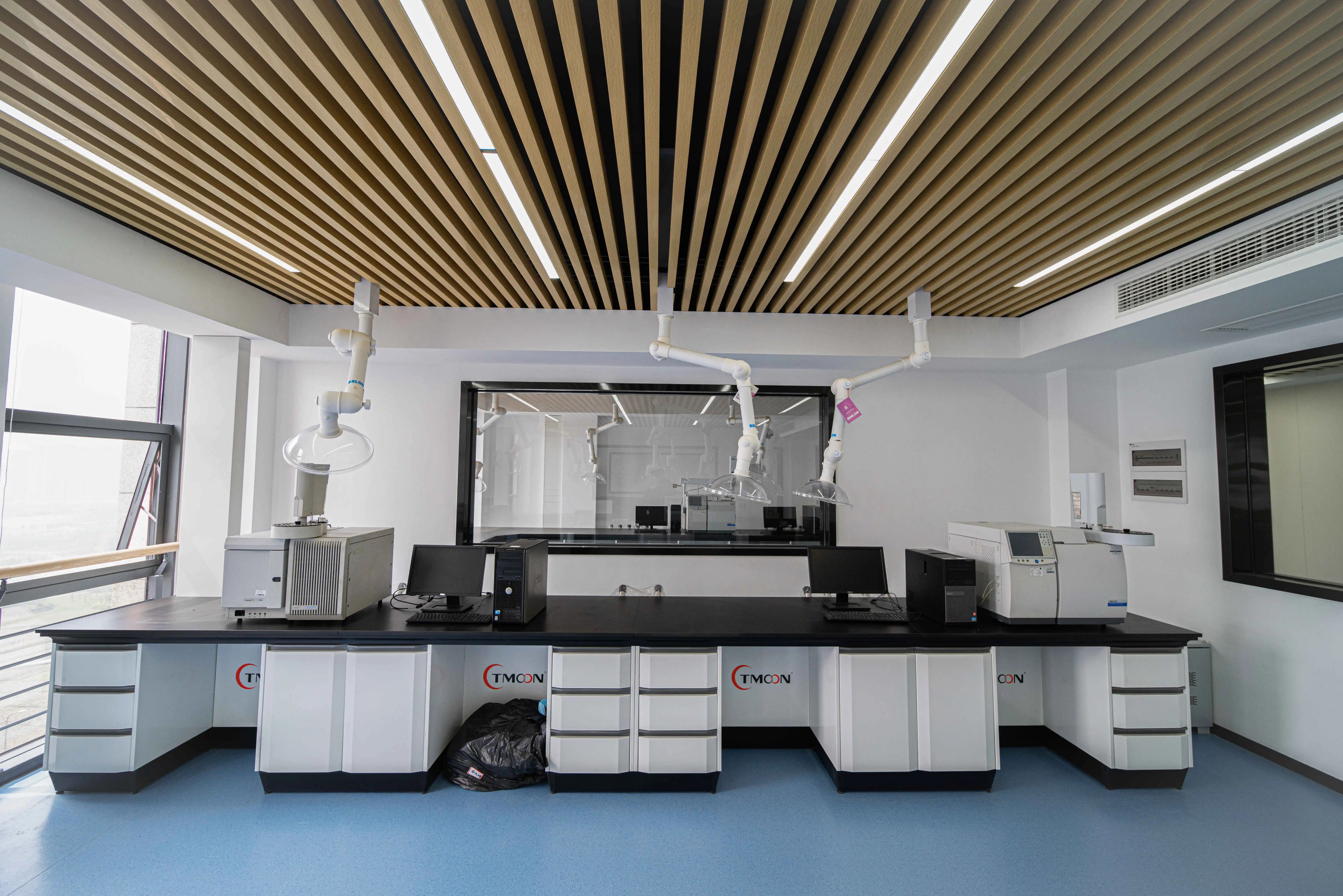 Laboratory Furniture Lab Bench with Mobile Cabinets University Lab Equipments High Quality Modern Customizable School Furniture