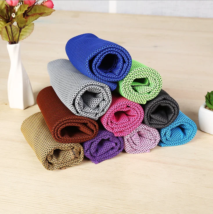 Hot Sell Cooling Workout Towel Microfiber  Soft Breathable Sports Gym Yoga Camping Running Fitness Ice Chilly Towel