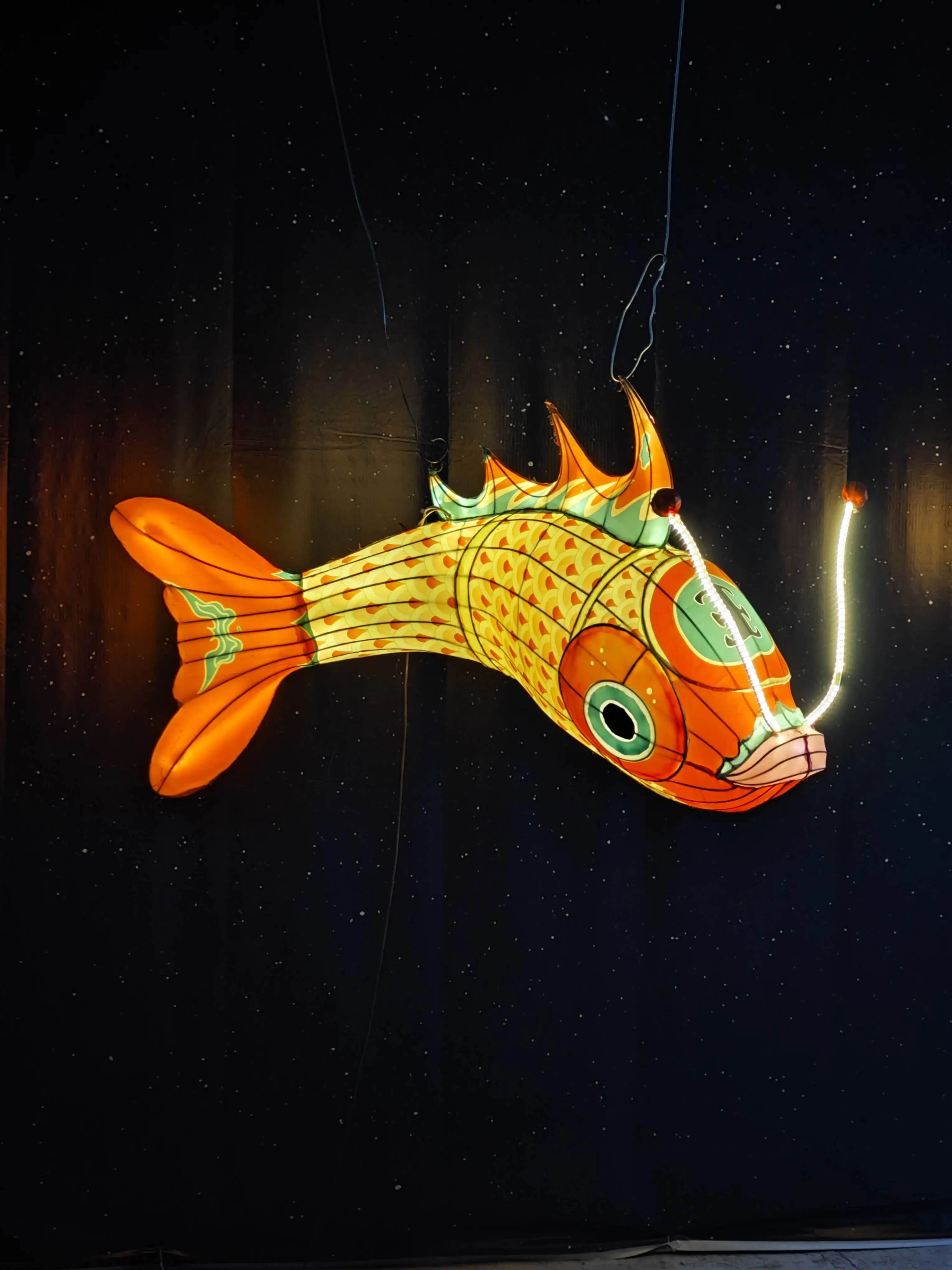 Manufactory Direct Excellent Texture Gorgeous Colorful Lively Cheerful Fish Lamp