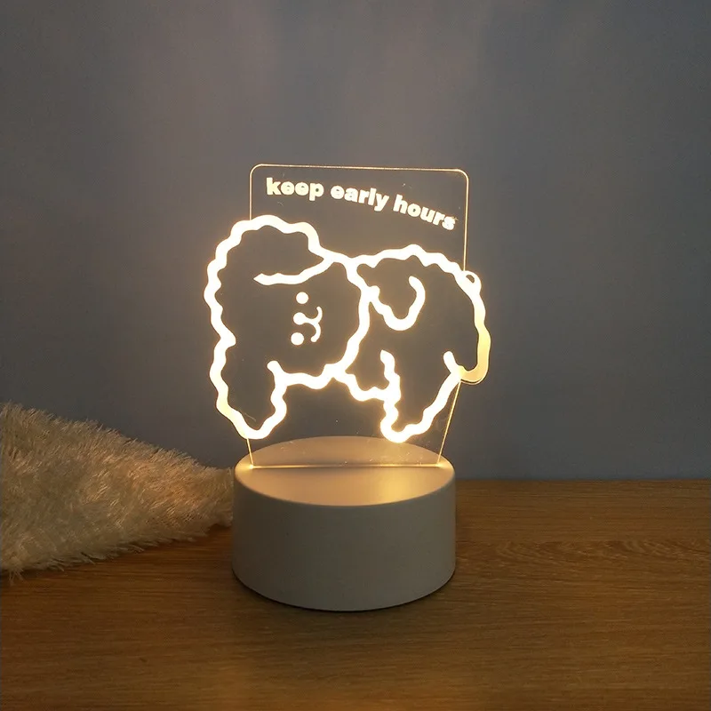 Hologram 3d Illusion Lamp for Kids Child Bedroom Decor Night lights USB Led Night Light