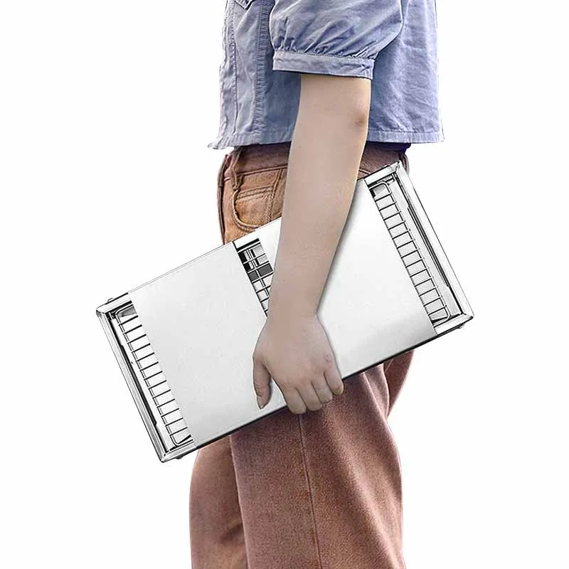 Household Indoor Charcoal BBQ Barbecue  Grill Outdoor Stainless Steel Folding Barbecue Stove Rack