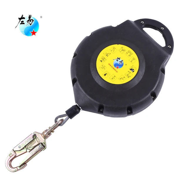 personal fall protection vertical lifeline equipment ladder cable system rescue certificate en360 140kgs fall arrest rope