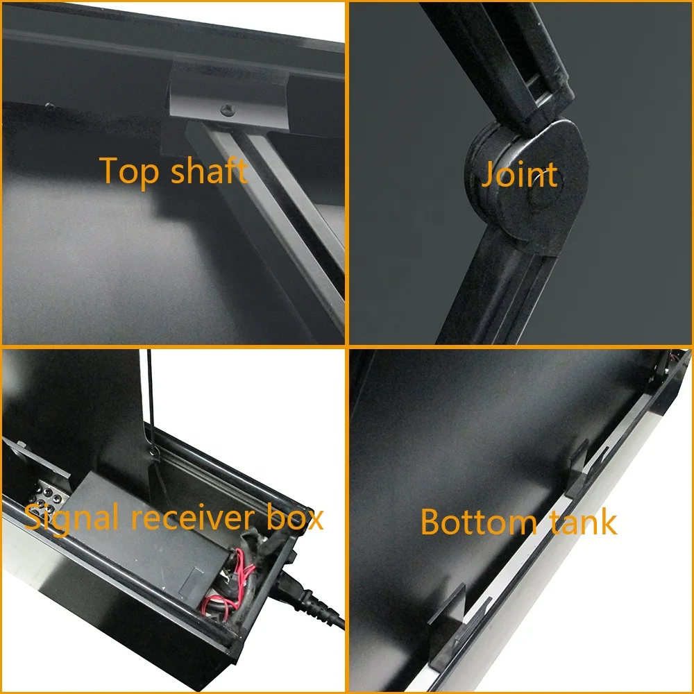 Snowhite 100 120 inch 16:9 UST ALR and long throw ALR Electric Motorized Portable Floor Standing Projector Projection Screen