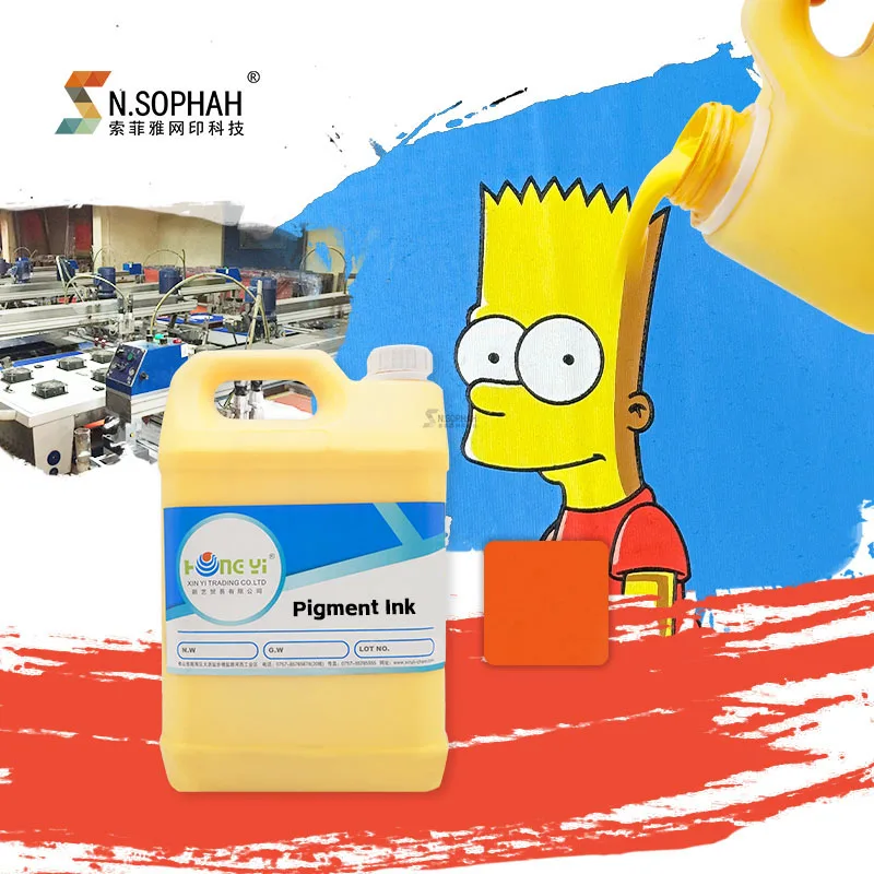 Best Price Screen Printing Colour Colourants Garment Fabric Screen Printing Pigment Ink For Binder