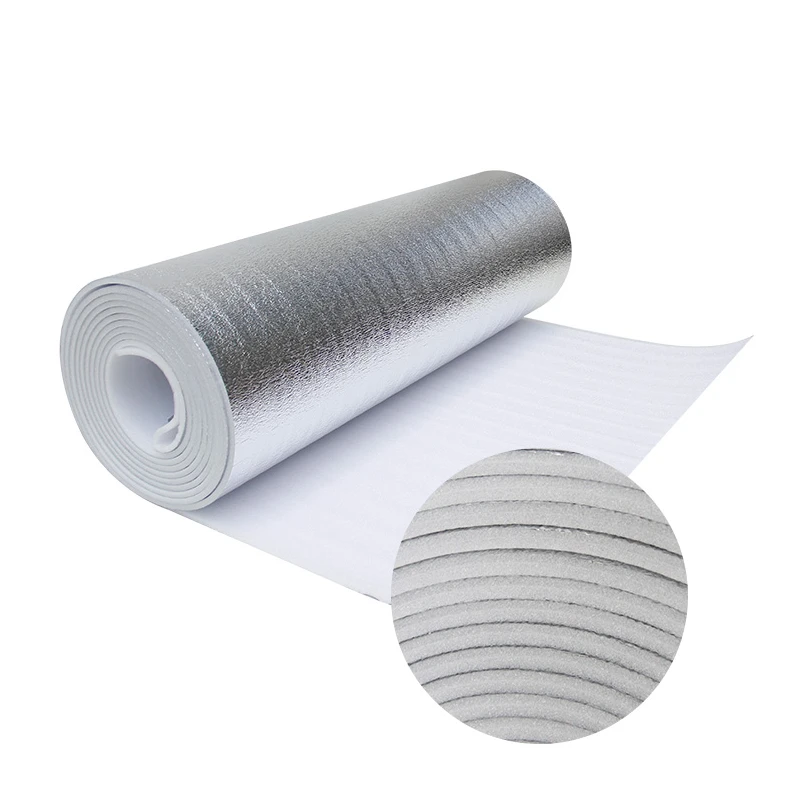 hot sale reflective insulation heat shield radiator foil pe thermal insulation foam