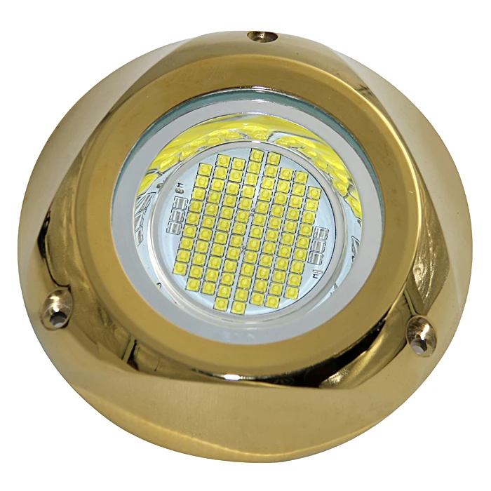 LED Underwater Boat Light Bronze 20000 Lumen Surface Mount Transom Light for Boat Yacht Cruise Ships Pontoon