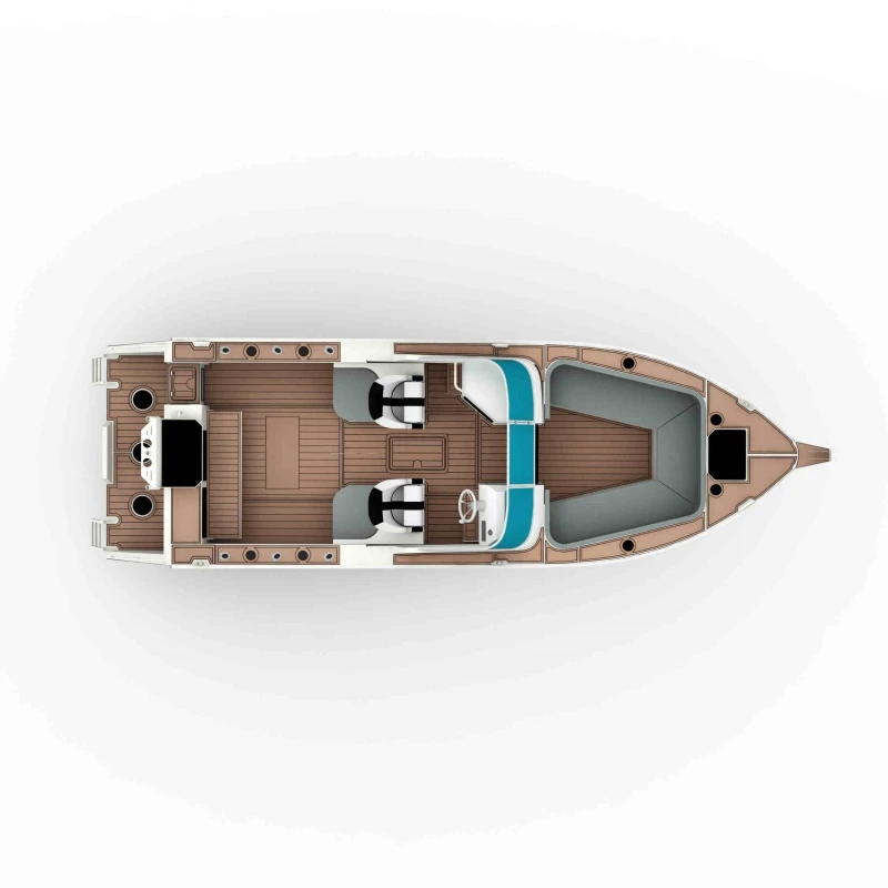 7.5m Bowrider High Speed Yacht Leisure Pleasure All Welded Aluminum Fishing Boat