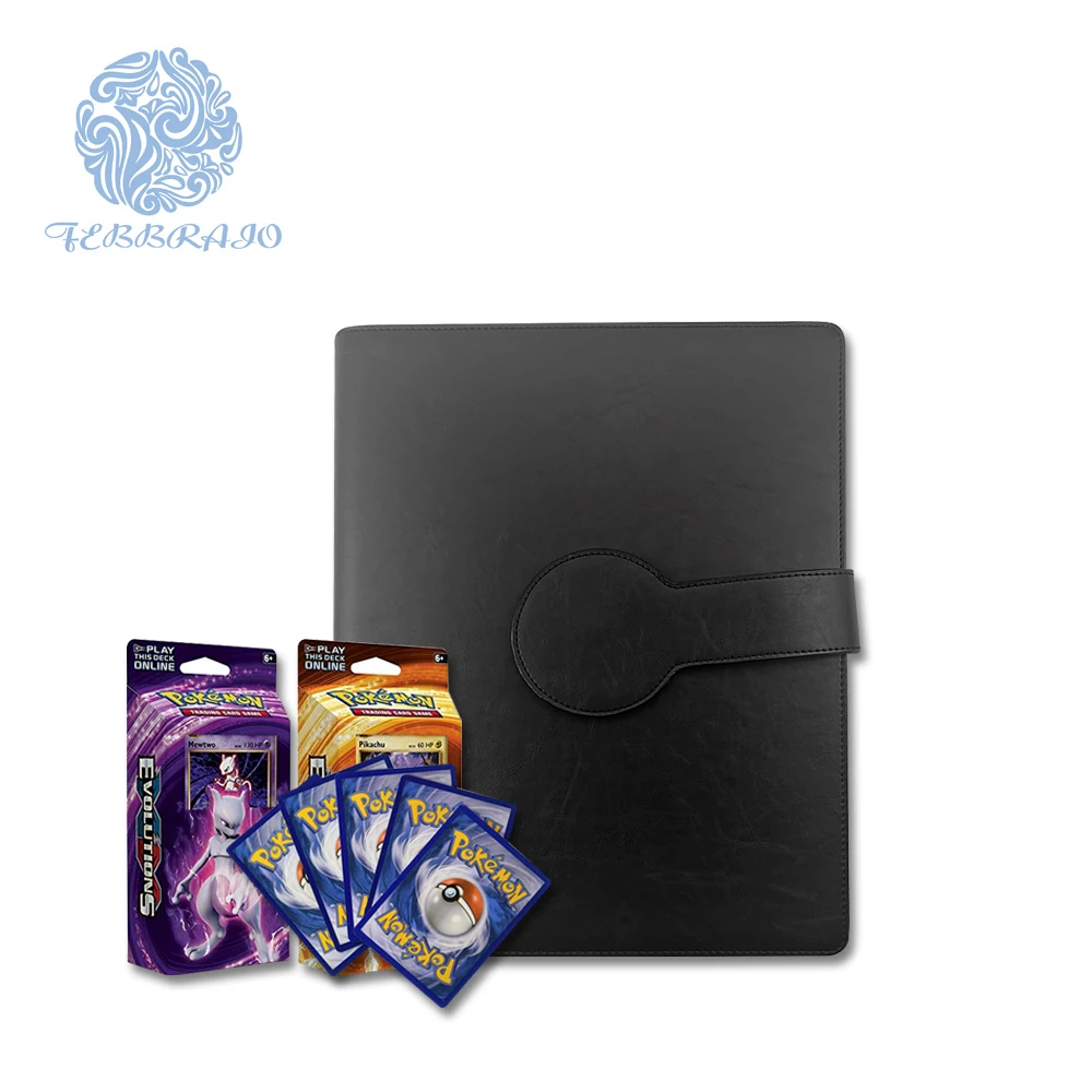 Альбом для карт DW Flash Pokemon Card стандартного размера игровой альбом Megan 360 слотов