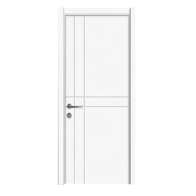 
Chinese Well-known GUJIA Door white pvc mdf door Design Sunmica 