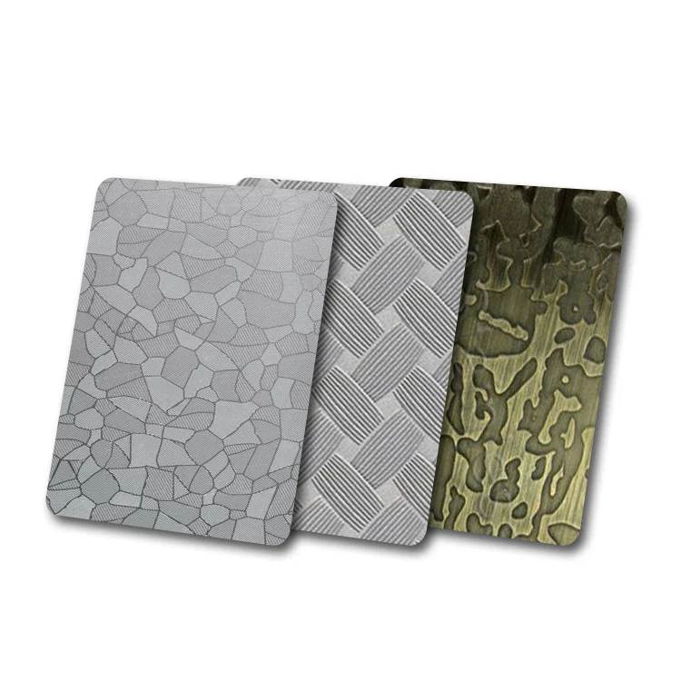 Hot Sale Ceiling Wall Metal Panel 8K Mirror Stamped Water Wave Rippled Interior Decorative Stainless Steel Sheet