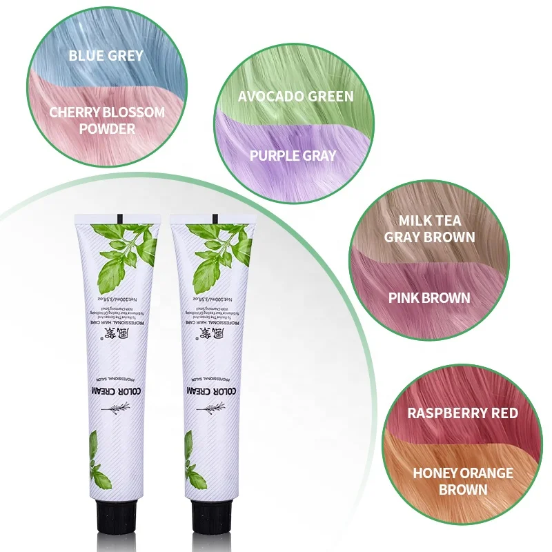 Лидер продаж, китайская Брендовая женская жидкая краска для волос с низким содержанием аммиака