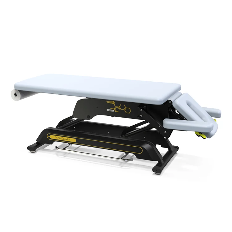 Camino-Infinity Factory Custom Spilt Leg Powered Adjust Height Electric Acupuncture Bed Treatment Table Clinical Bed with Wheels