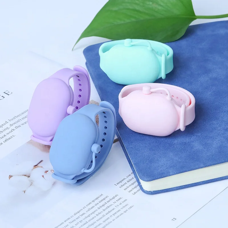 Gel Hydroalcool Pour Reusable Anti Septic Dispenser Hair Antiseptic Sanitisers Kids Alcohol Silicone Hand Sanitizer Bracelet