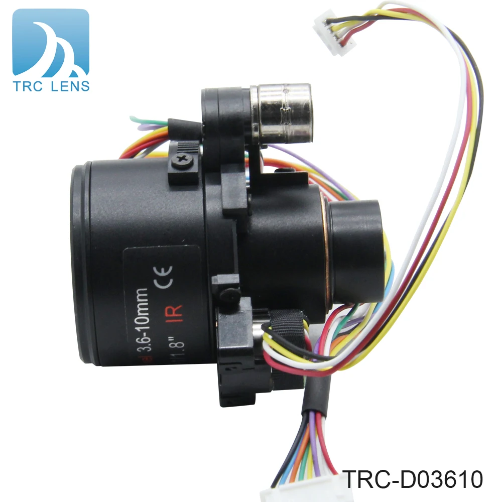 Объектив камеры видеонаблюдения 6MP 3,6-10 мм с моторизованным зумом и двойным двигателем