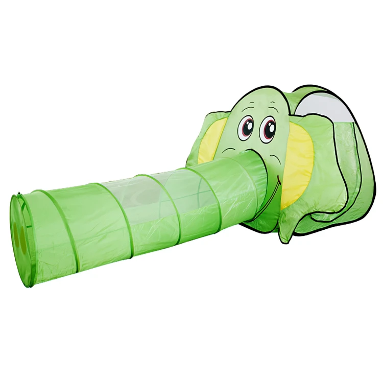 
2020 Kids Play Pop Up Animal Elephant Tunnel Tent 