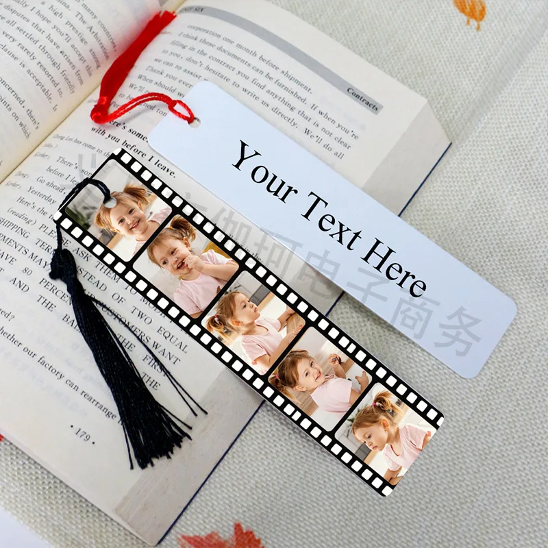 Custom Blank Plastic Acrylic Tassel Bookmarks Book Stopper Book Marker